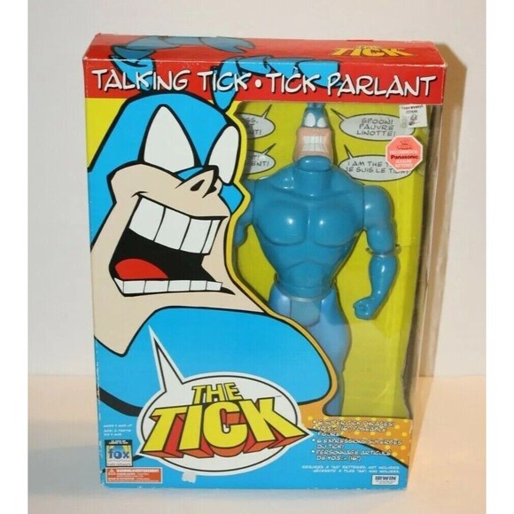 NEW 1994 THE TALKING TICK Action Figure FOX KIDS NETWORK IRWIN toys- - Picture 1 of 6